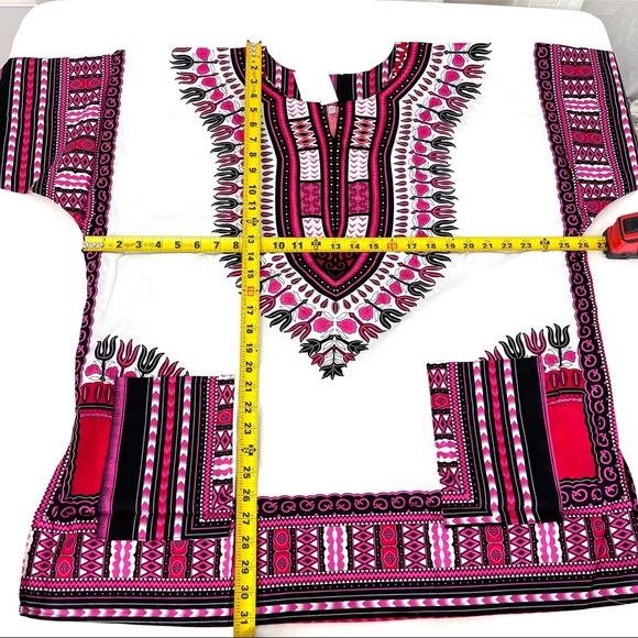 🌟🌟SOLD🌟🌟BRIGHT and BOLD short sleeve 100% COTTON graphic print floral shirt - Picture 5 of 8